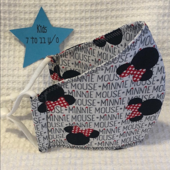 Kids (7-11 y/o) Minnie Mouse face mask - Picture 2 of 4